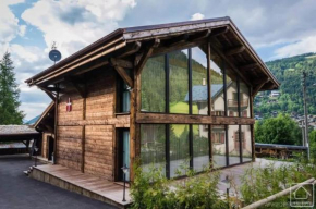 Chalet grandiose au pied des pistes de Morzine - Vue imprenable